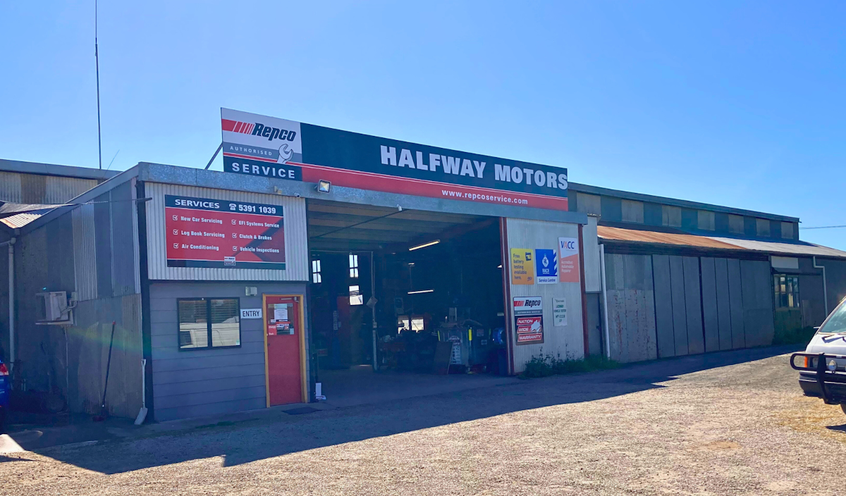 Halfway Motors workshop